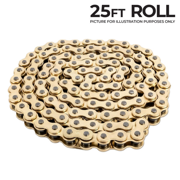 triple s Triple-s o-ring chain gold 25ft roll 520-473 link 
